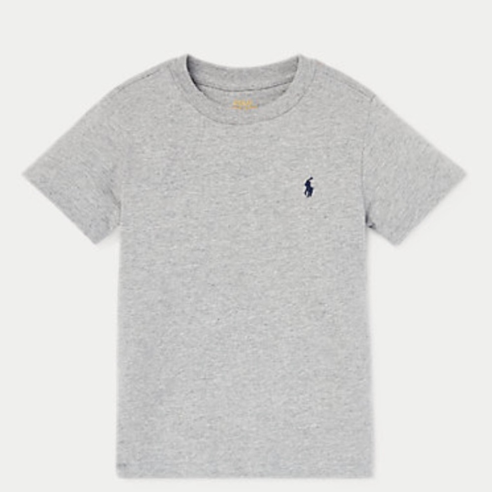 Polo Ralph Lauren gray and blue pony tee
